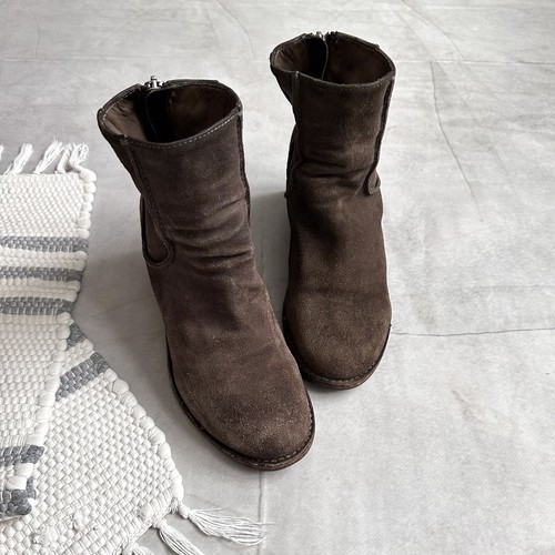 Officine Creative Back Zip Ankle Biker Boots Heels Guidi As 98 Vibe - Bild 6 von 15