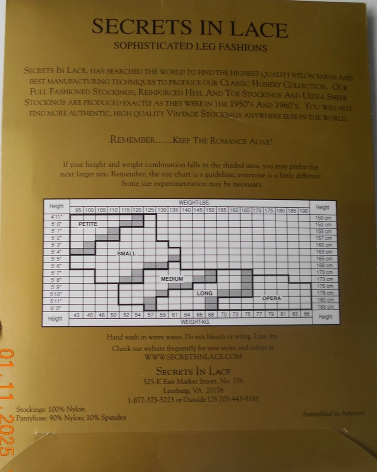 Secrets in Lace Nylons Premier French Heel 9500 Espresso XL - Opera - Bild 3 von 4