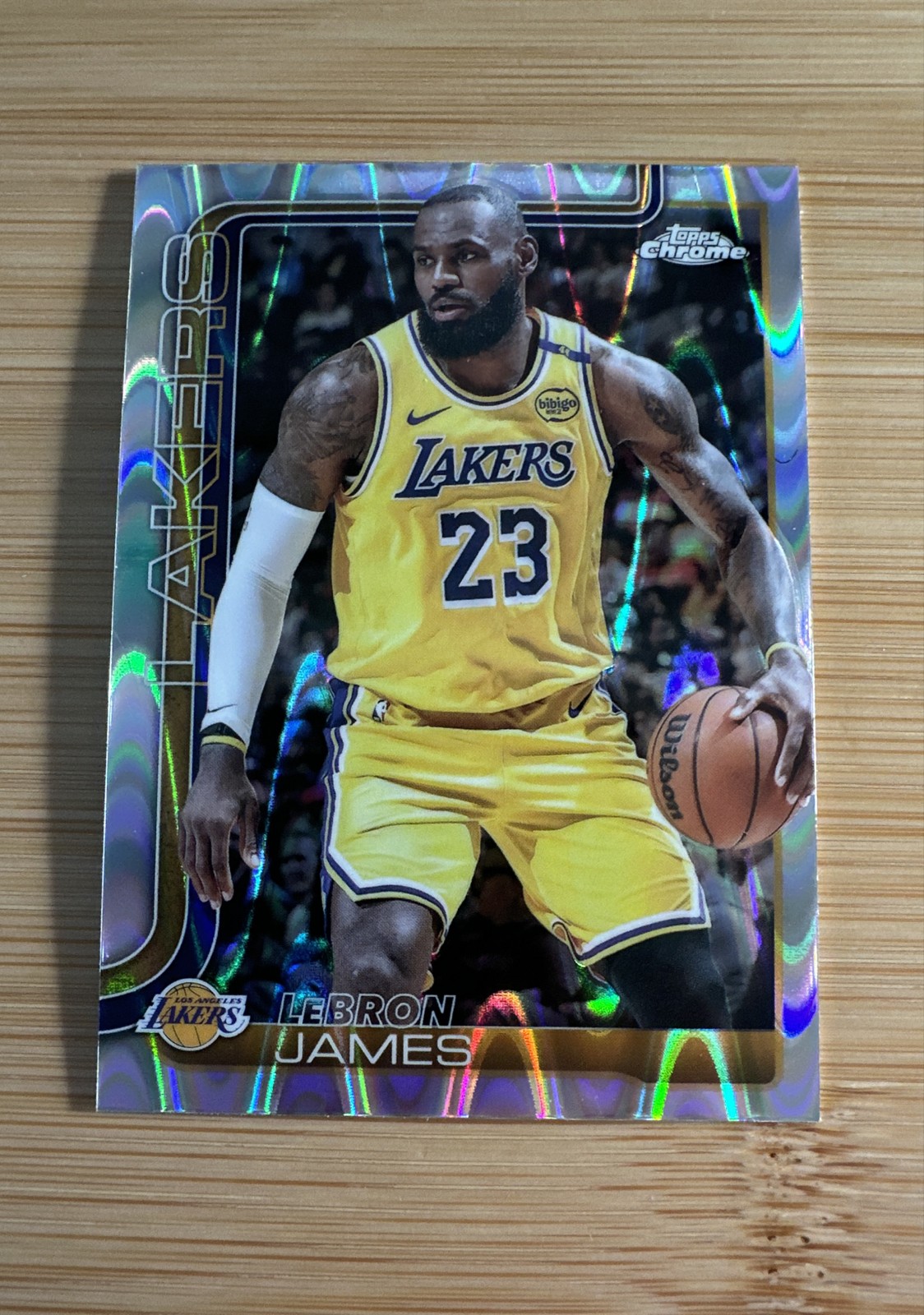 2025-26 Topps Chrome - LeBron James #127 RayWave Refractor