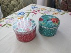 Pioneer Woman Decorative Round Tins Set of 2 2.5 x 4 Storage Floral Design B 10