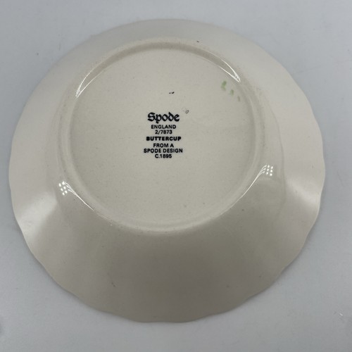 Copeland Spode England Buttercup 5 Dessert Bowls Yellow Flowers Backstamp VTG - Picture 7 of 15