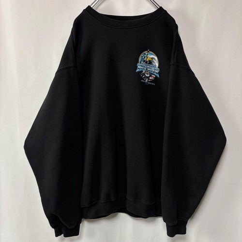 Harley-Davidson Sweatshirt XL Men Black Vintage Made in USA Used - Picture 4 of 11