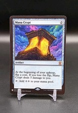 Custom Game Card- Mana Crypt- LP Condition