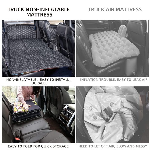 Non Inflatable Truck Bed Air Mattress Inflatable for Dogs, Car Travel Camping... - Picture 3 of 6