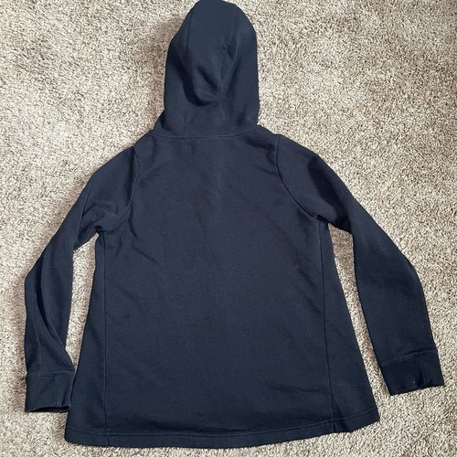 Nike Jacket Girls Extra Large Black Full Zip Club Fleece Sweatshirt Sweater - Picture 8 of 8
