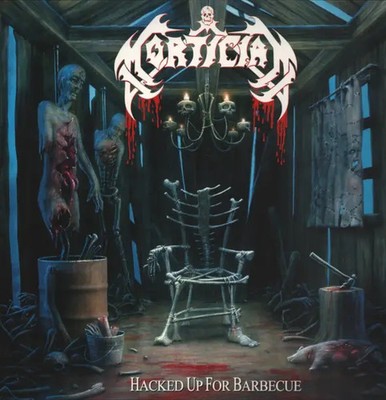 2xLP Mortician Hacked Up For Barbecue BLUE + RED VINYL, POSTER INCL Hells H