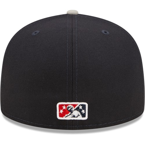 Men's New Era Navy Rome Braves Authentic Collection Road 59FIFTY Fitted Hat - Bild 4 von 6