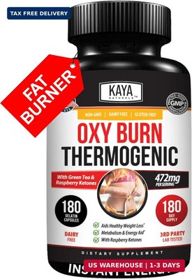 Kaya Naturals Oxy Burn - Thermogenic Herbal Formula for Active Living - Non-GMO 