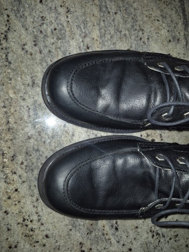 Frye schwarze Leder Schnürstiefel Größe 13 - Bild 3 von 15