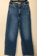 Levi's Premium High Loose Wide Leg Blue Jeans Womens Size 26