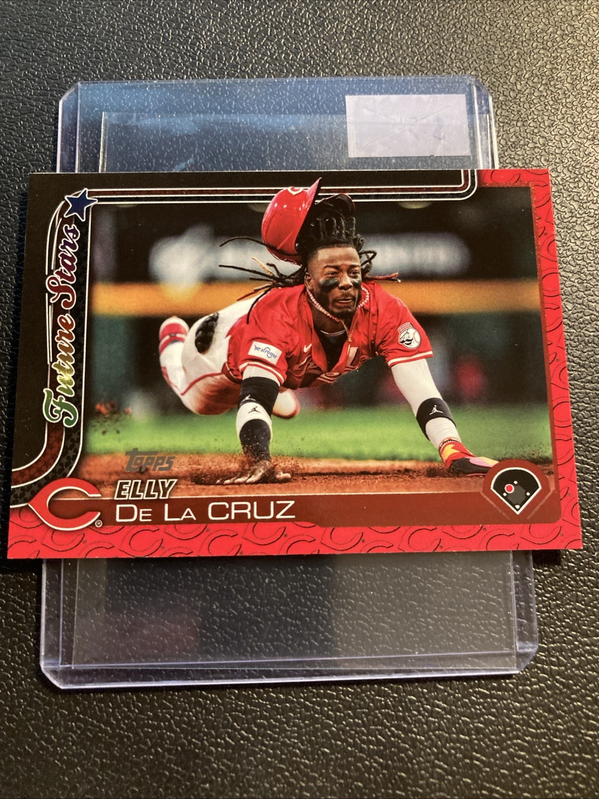 2025 Topps Series 1 - Future Stars Elly De La Cruz - Team Color Border SSP #150