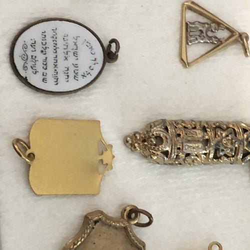 4325 18th Av ALPERN Jewelry Mezuzah Chai Israel Menorah Jewish Necklace Star Dav - Bild 19 von 24