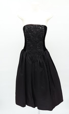 Vintage Jessica McClintock Gunne Sax Strapless Sequined Corset Prom Dress Sz 5
