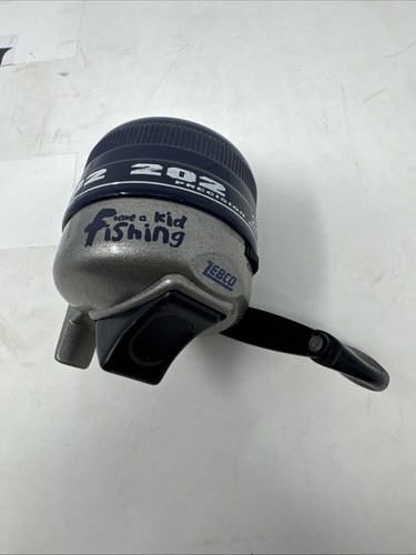 Mulinello da Pesca Vintage Tipo Zebco 202, Mulinello Funzionante,