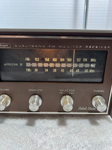 KNIGHT Dual Band FM1 FM2 Monitor Receiver Ham Radio Police Weather 912-002-T - Picture 2 of 11