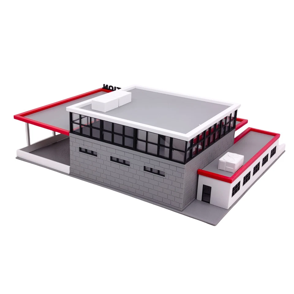 Outland Models Miniatures Modern Style Fire Dept Station 1:87 HO Scale - Image 3 of 4