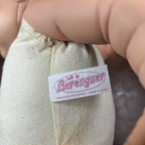 Berenguer Reborn Puppe Newborn Baby gewichtet mikrowurzelt realistisch 16 Zoll wie abgebildet - Bild 7 von 17