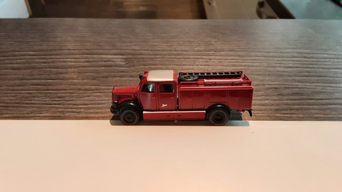 Feuerwehr Sammlung Konvolut Oldtimer Eckhauber Rundhauber Modell H0 1:87 - Bild 10 von 24