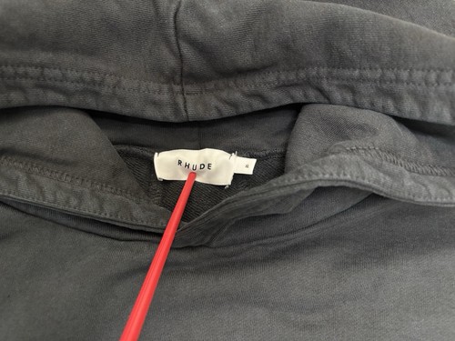 Sz XL Rhude Moonlight Tropics Hoodie Black - Picture 5 of 11
