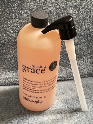 Philosophy Amazing Grace Shampoo Bath & Shower Gel 32 oz NEW Fresh SEALED w/PUMP