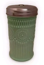 TableCraft Jadeite Green Glass Sugar Dispenser / Pourer