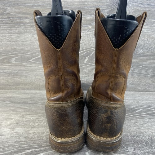 Ariat Roper Leather Western Cowboys Work Boots Mens Size 10.5 D Brown Pull On - Bild 7 von 16