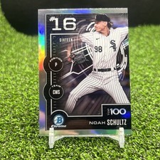 2025 Bowman Chrome Refractor NOAH SCHULTZ Top 100 Prospect #BTP-16  White Sox