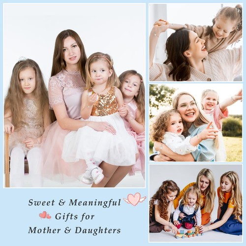 4 Stück Mutter Tochter Armbänder Geschenke für Mama Mutter Geschenke von Tochter Geschenke f - Bild 6 von 6
