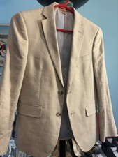 Tan Linen Suit Boys 12, For Dinner, Holiday, Or Special Event-Dillards