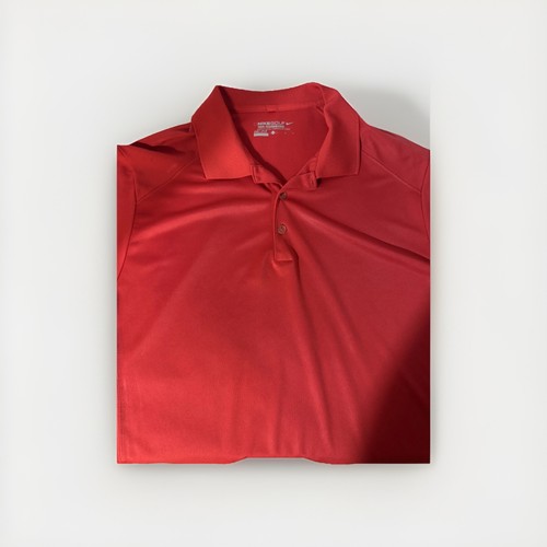 Nike Golf Dri-FIT Tour Performance Polo Shirt Red Size L – Athletic Fit - Picture 2 of 4