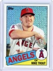 2020 Topps Series 1 Mike Trout Los Angeles Angels '85 Design Mojo Refractor Card