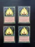 X 4 - MTG - City of Solitude - Visions - see picts for condition