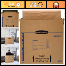 Large Moving Boxes for TVs, Mirrors & Framed Art - 4-Pack Rigid Storage Solution