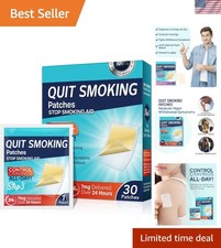 Step 3 7mg Quit Smoking Patches - 30 Count Natural Anti-Stickers for Effectiv...