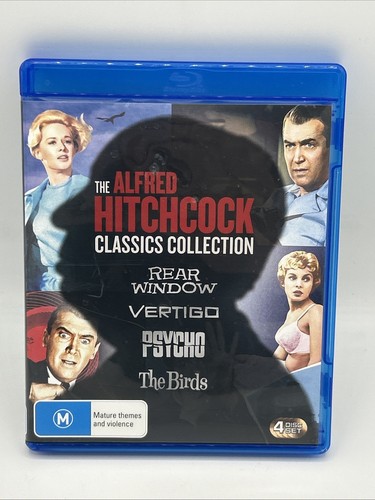 Alfred Hitchcock Classics Collection Rear Window Vertigo Psycho Blu-Ray