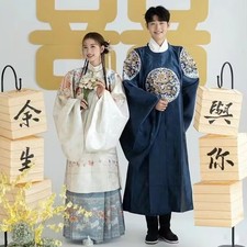 Men Ancient Tang Song Chinese Style Cosplay Hanfu Set Costume