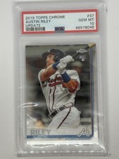2019 Topps Chrome Update Series - Austin Riley #37 (RC)