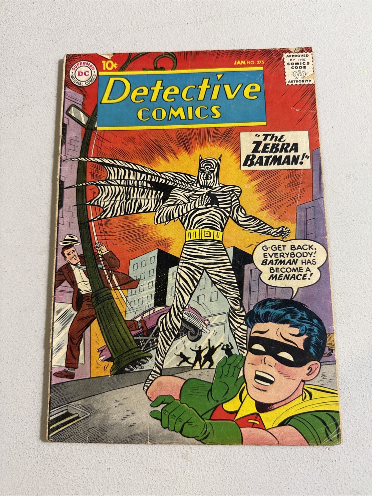 Detective Comics #275 DC Comics 1960 Zebra Man First Appearance