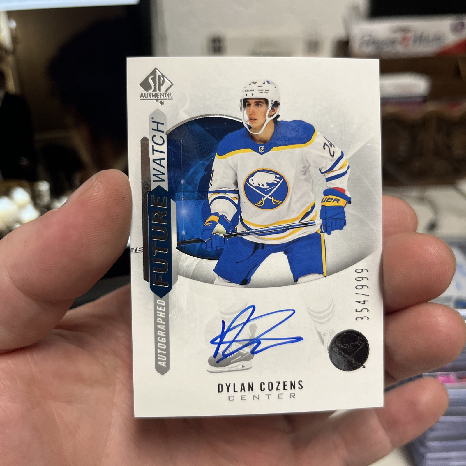 DYLAN COZENS 2020-21 SP Authentic Future Watch Rookie RC Auto /999 #208