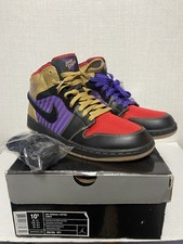 NIKE AIR JORDAN 1 ONE RETRO HALL OF FAME LEROY SMITH DS NEW SIZE 10.5