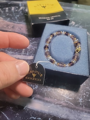 Asfour Diamond Crystal PBO 30% Bracelet/NEW - Picture 3 of 13