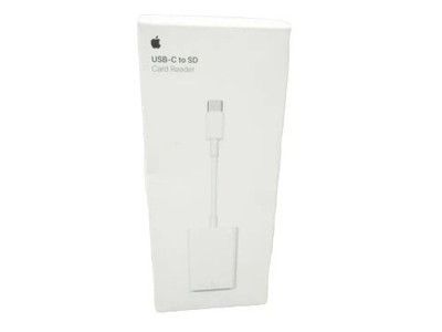 Apple USB-C to SD Card Reader A2082 White MW653AM/A Genuine