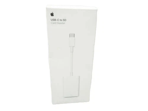 Apple USB-C to SD Card Reader A2082 White MW653AM/A Genuine