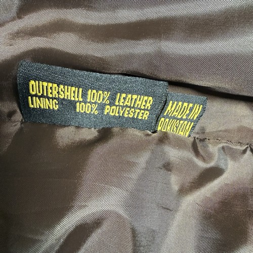 Scully Leather Vest Men's XL Brown Snap Front Classic Western Cowboy - Picture 5 of 8