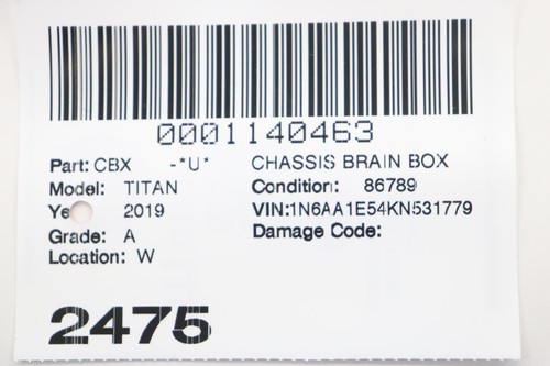 2017 - 2021 NISSAN TITAN ADAS DRIVE ASSIST CONTROL MODULE UNIT OEM 284E7EZ00D - Bild 10 von 10