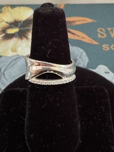 Silpada Big Night Out Ring Sterlingsilber CZ Größe 7 R6839CZ - Bild 2 von 3