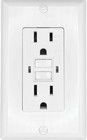 S801, Dual GFCI Outlet with Cover Plate, White, AC Electrical