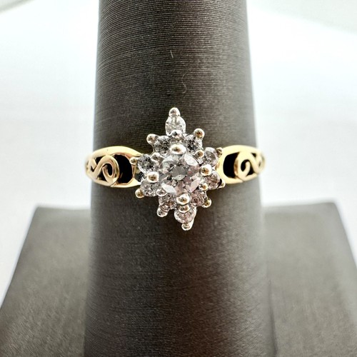 10K 417 1.95G Cluster Ring Sz: 7! (WMP014934) - Picture 1 of 11