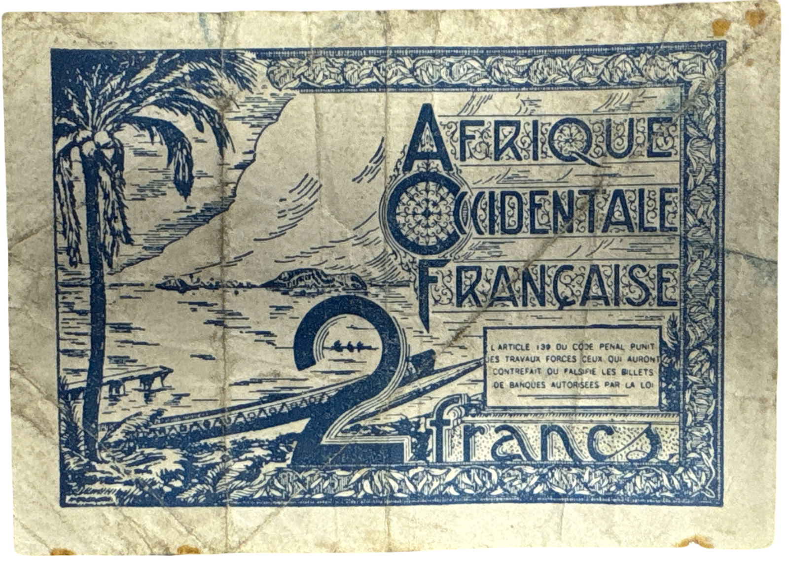 FRENCH WEST AFRICAN BANK NOTES - CHOICE OF STYLE & NOTE -FRENCH WEST ...