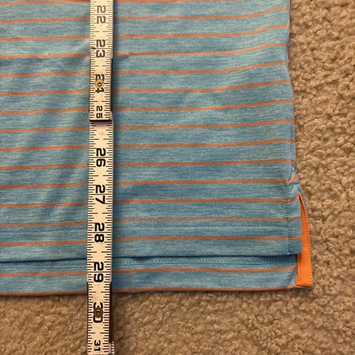 NWT Johnnie O UPF 50 Prep-Formance Sun Protection Shirt Newtown Light Blue M $98 - Picture 7 of 8